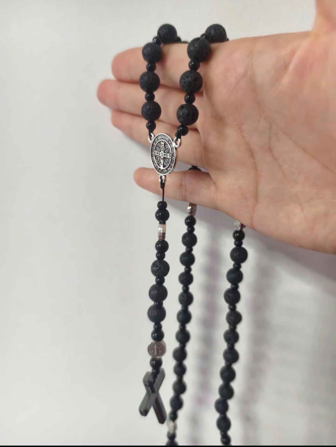 Black Rosary For Donating