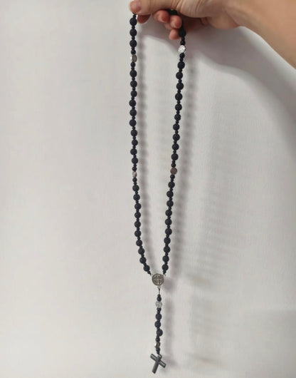 Black Rosary For Donating